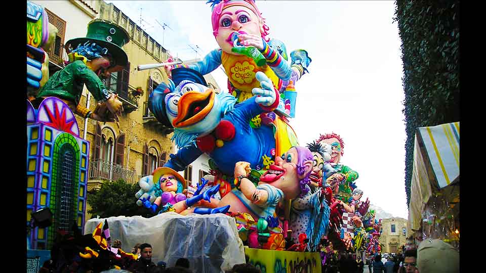 Carro allegorico Carnevale di Sciacca