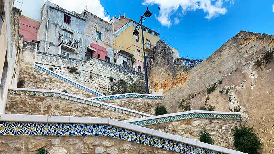 Scalinata Zig Zag Porto di Sciacca